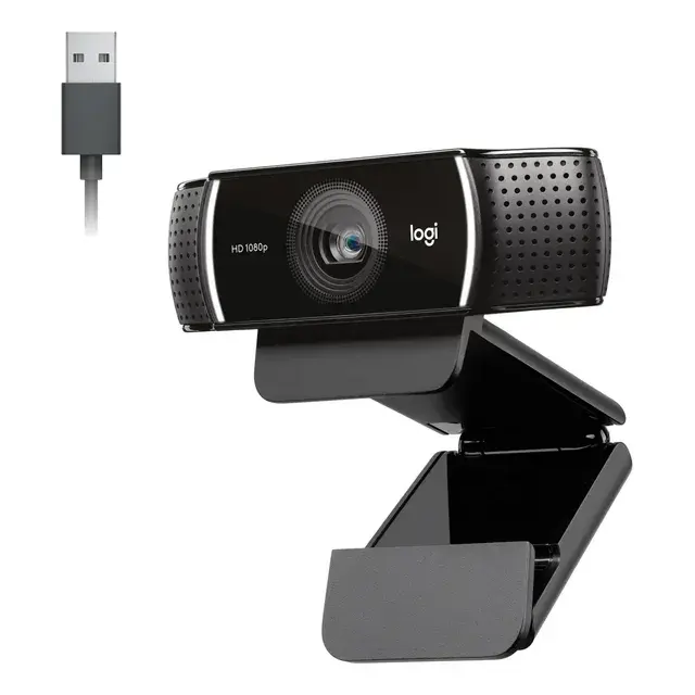 Webcam Full HD Logitech C922 Pro Stream com Microfone Embutido