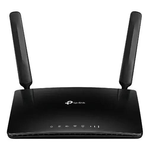 Roteador Wi-Fi Dual Band TP-Link TL-MR600 Entrada para Chip Sim 4G+ LTE Lan/Wan Ac1200 MR600 OneMesh Bivolt Cor Preto