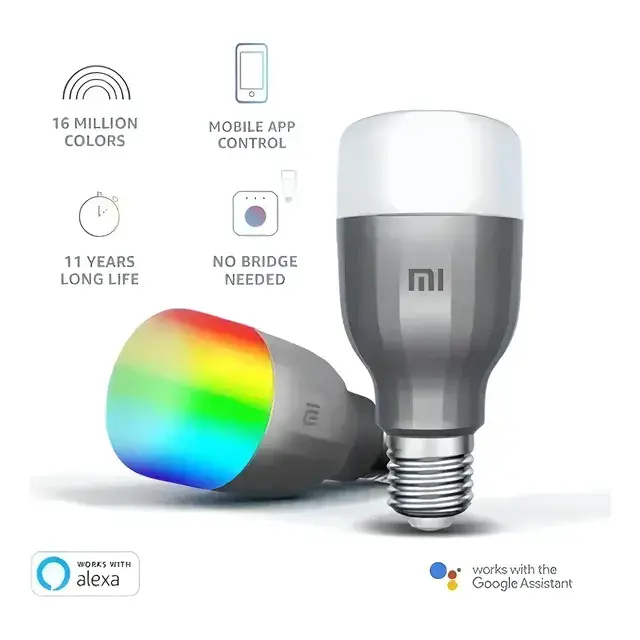 Lampada Xiaomi Mi Led Inteligente Yeelight Wi-fi 800 Lumens